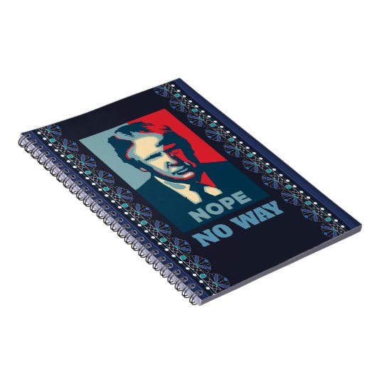 Trump Nope No Way Notitieboek (Rechterzijde)