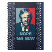 Trump Nope No Way Notitieboek (Voorkant)
