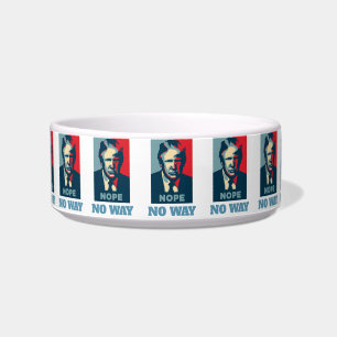 Trump Nope No Way Pet Bowl Voerbakje