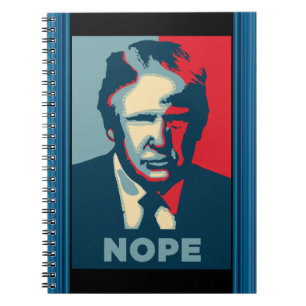 Trump Nope-Notitieboek Notitieboek
