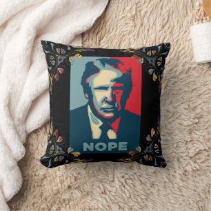 Trump Nope-Sierkussen Kussen