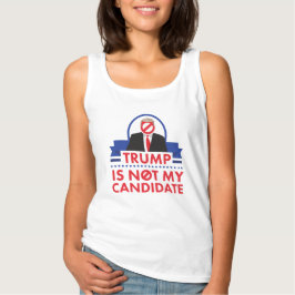 Trump not My Candidate Women's Tanktop