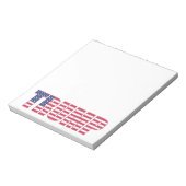 TRUMP NOTE PAD NOTITIEBLOK (Gedraaid)