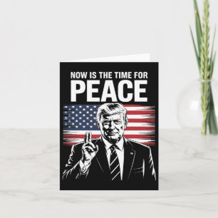 Trump, nu is het tijd voor vrede 1 kaart
