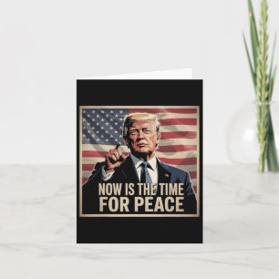 Trump, nu is het tijd voor vrede kaart