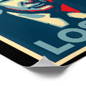 Trump Obama Hoop Poster Loser (Hoek)