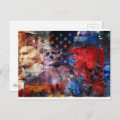 Trump on Mount Rushmore Briefkaart (Voorkant / Achterkant)