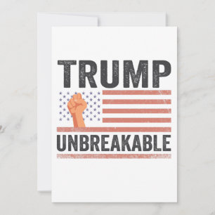 Trump Onbreekbaar President Trump US Flag Kaart