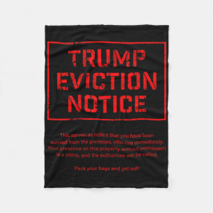 Trump Ontruimingsbericht Fleece Deken