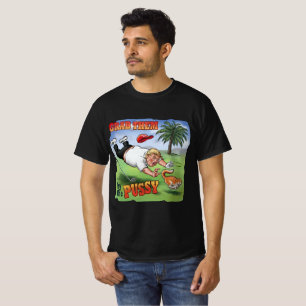 Trump op de golfbaan t-shirt