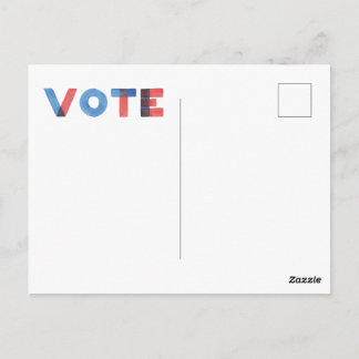 Trump Orange & Watercolor VOTE Carte postale
