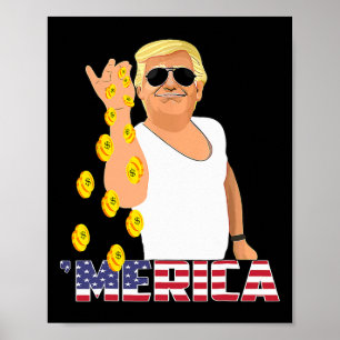 Trump Outfits 2024 Verenigde Staten Verkiezing Pre Poster