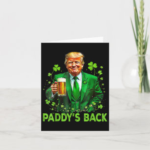 Trump Paddy's Ck St Patrick's Day Ierse Shamrock Kaart