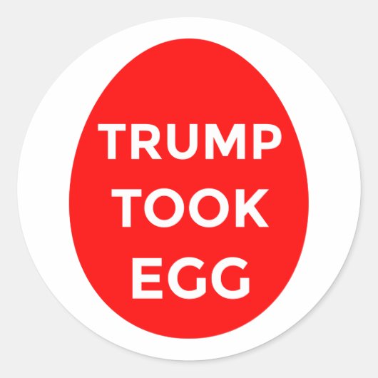 Trump pakt sticker (Voorkant)