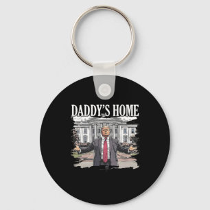 Trump Papa is thuis Witte Huis 2024  Sleutelhanger