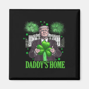 Trump Papa is thuis Witte Huis St. Patrick's Day 2 Magneet
