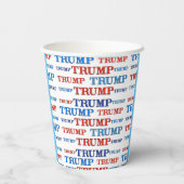 Trump Paper Cups Papieren Bekers (Achterkant)