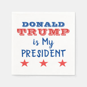 Trump Paper Napkins Servet
