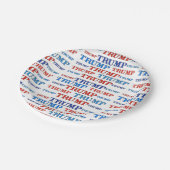 Trump Papieren Bordje (Gekanteld)