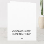 TRUMP PATRIOTIC FUNNY BANNIVERDAGE Carte de voeux (Dos)