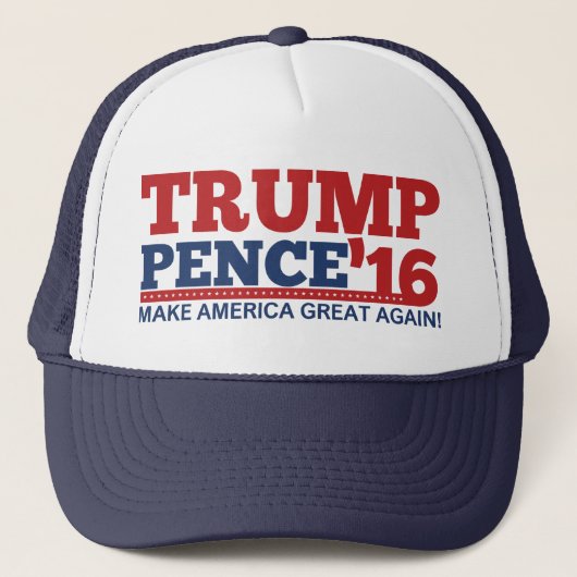 Trump Pence '16 Trucker Pet (Voorkant)