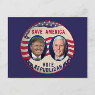 TRUMP PENCE 2016 BRIEFKAART