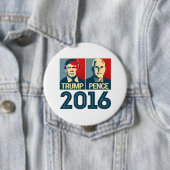 Trump Pence 2016 Poster - - Ronde Button 4,0 Cm (In situ)