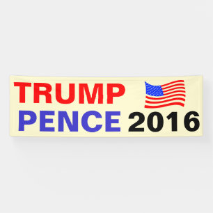 Trump Pence 2016 Spandoek