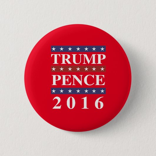 Trump Pence 2016 - Voor Amerika — -  Ronde Button 5,7 Cm (Voorkant)