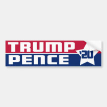 Trump Pence 2020 Bumpersticker
