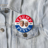 Trump Pence 2020 Button (In situ)