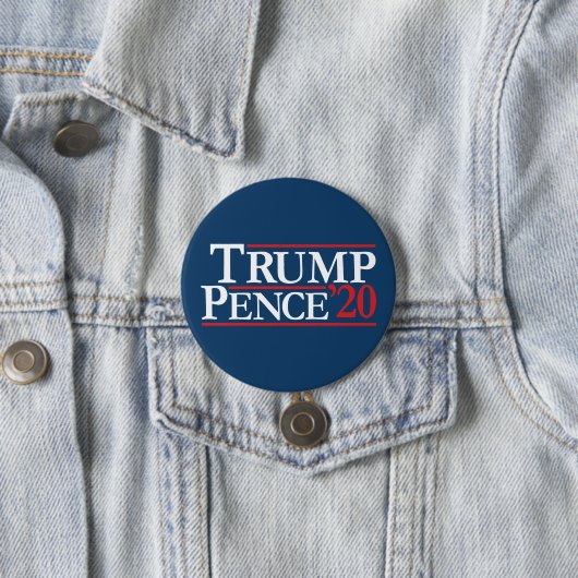 Trump Pence 2020 - Reagan Design Ronde Button 7,6 Cm (In situ)