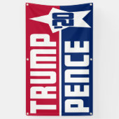 Trump/Pence 2020 Spandoek (Verticaal)