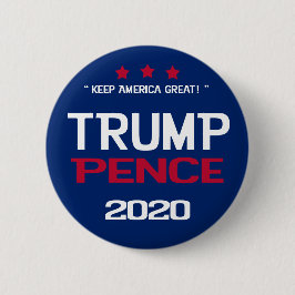 Trump Pence 2020 VerkiezingsButton Ronde Button 5,7 Cm