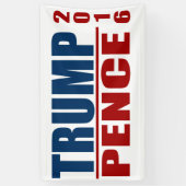 Trump Pence Banner 2016 (Verticaal)