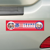 TRUMP PENCE BUMPERSTICKER (Op auto)