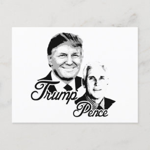 Trump Pence - Bustes - Briefkaart