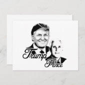 Trump Pence - Bustes - Briefkaart (Voorkant / Achterkant)