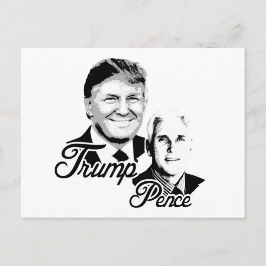 Trump Pence - Bustes - Briefkaart (Voorkant)