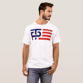 Trump Pence Campaign Logo T-shirt (Voorkant volledig)