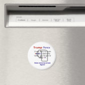 Trump Pence Funny Meme Verkiezing 2016 Magneet (Insitu (Vaatwasser))