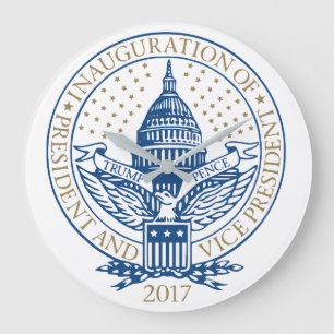 Trump Pence President Inaugural Logo Inauguratie Grote Klok