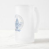 Trump Pence President Inaugural Logo Inauguratie Matglas Bierpul (Voorkant rechts)