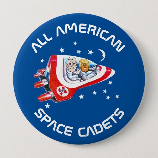 Trump & Pence Ronde Button 4,0 Cm (Voorkant)