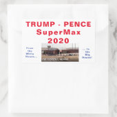 Trump Pence SuperMax 2020 sticker (Tas)