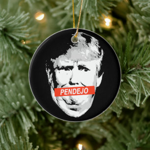 Trump: Pendejo Keramisch Ornament
