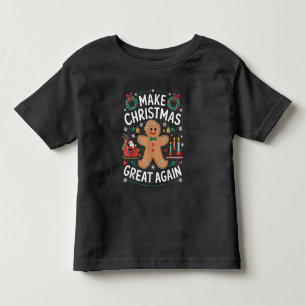 Trump Peperkoek Man Maakt Kerstmis Weer Groot Kinder Shirts