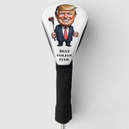 Trump personaliseert deze twee golfheadcover (Voorkant)