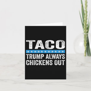 Trump Piept Altijd Uit bij Taco Handel Grappige Me Kaart