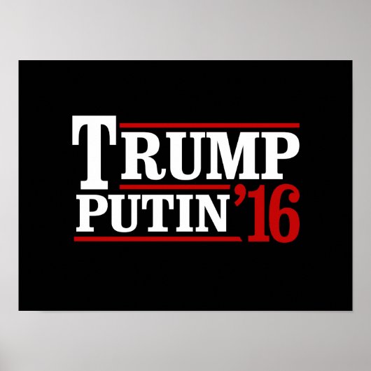 Trump Poetin 2016 Poster (Voorkant)